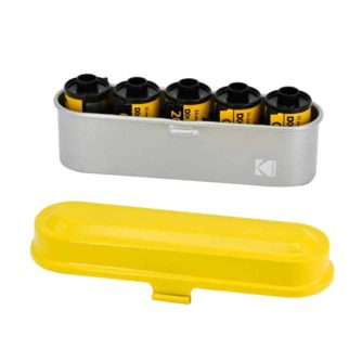 Kodak Film Case Yellow open